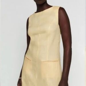 Reformation Brown Sheath Cocktail Mini Dress